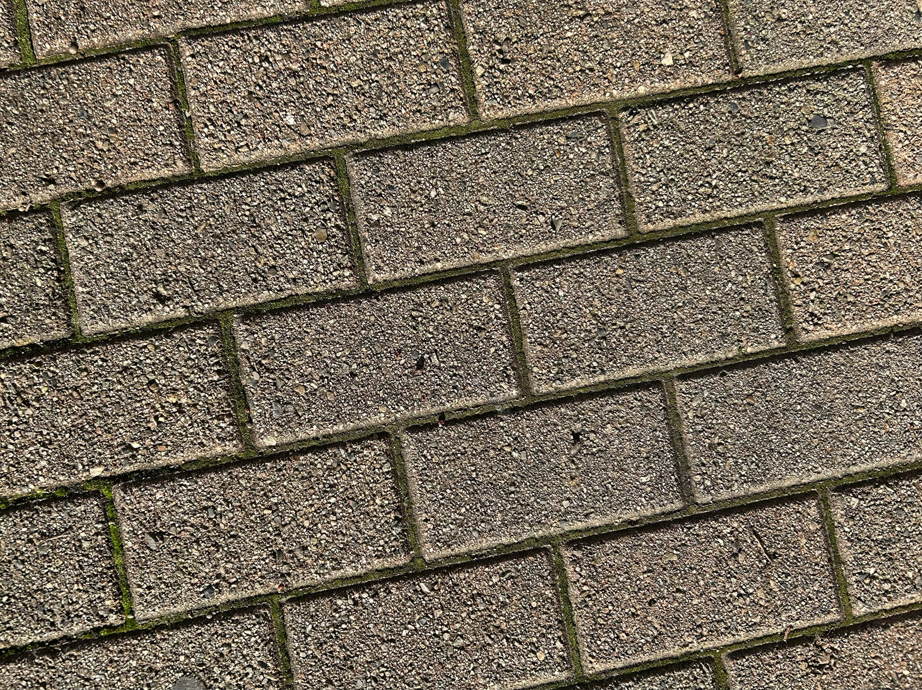 Flecken auf Steinplatten im Außenbereich
